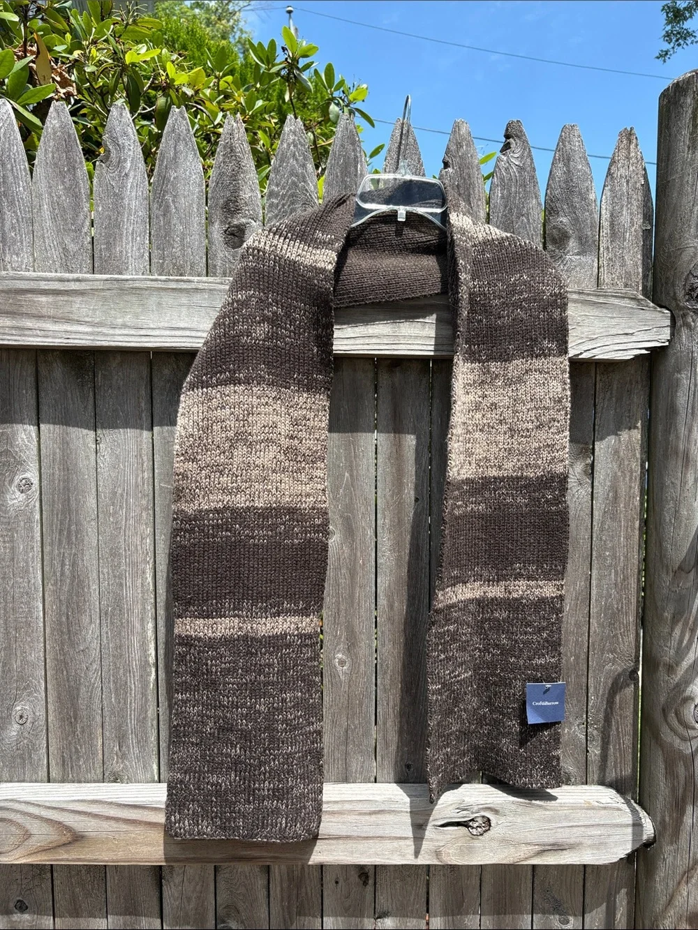 Croft & Barrow coffee grind scarf. NWT!!